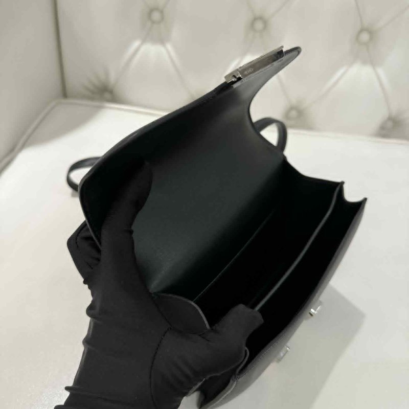 HERMES BOX白琺瑯康康19CM Z刻 黑色-3