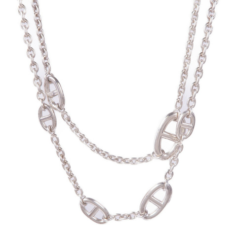 HERMES 925純銀Farandole Long Necklace 120項鍊