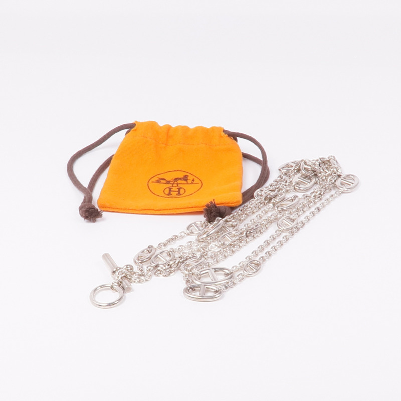HERMES 925純銀Farandole Long Necklace 120項鍊-7