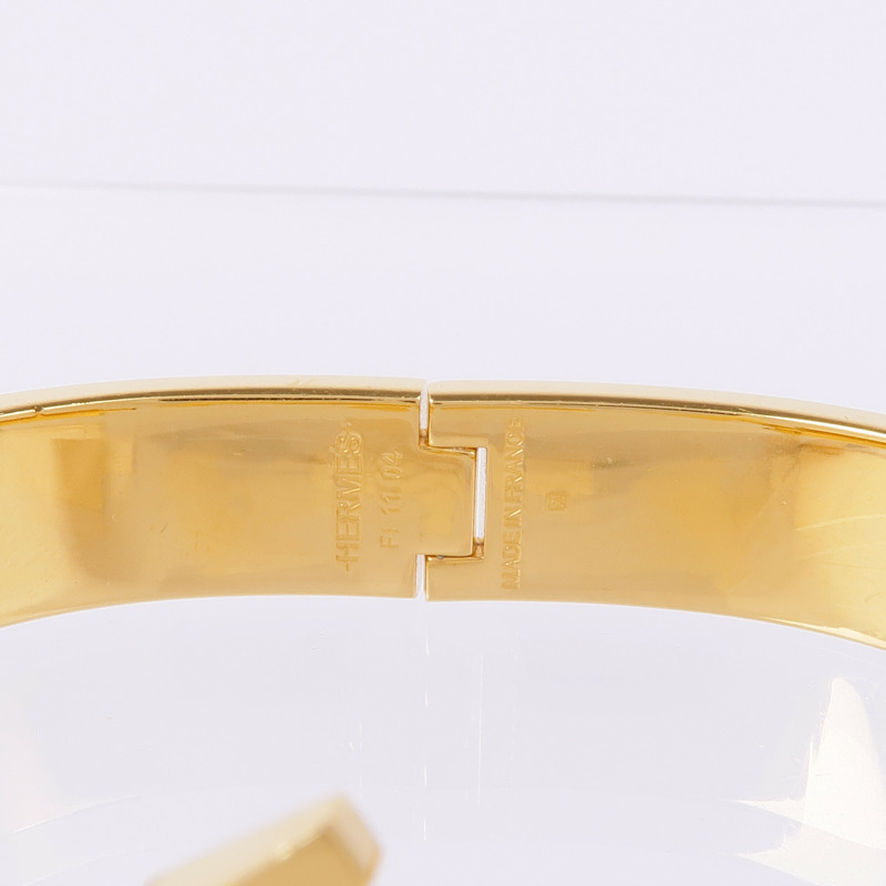 HERMES 琺瑯/金屬Clic H手鐲-6