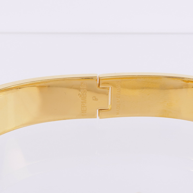 HERMES 琺瑯/金屬Clic H手鐲-6