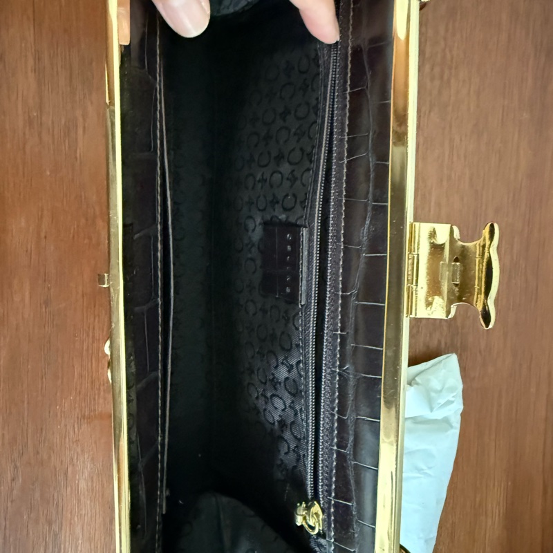 CELINE Triomphe 凱旋門鍊帶包-13