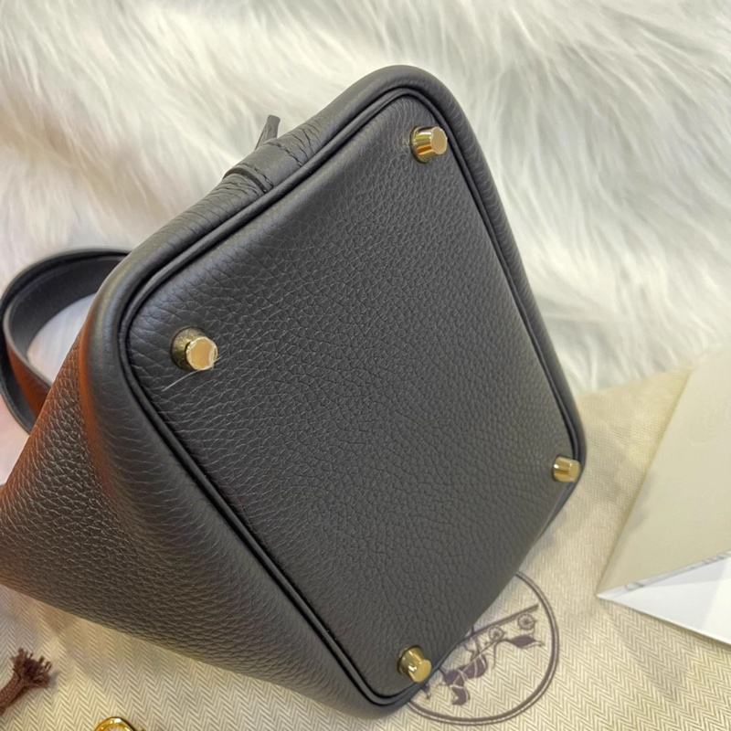 🈶購證 #全新全配 #K刻 愛馬仕黑金菜籃子18 Togo皮-6