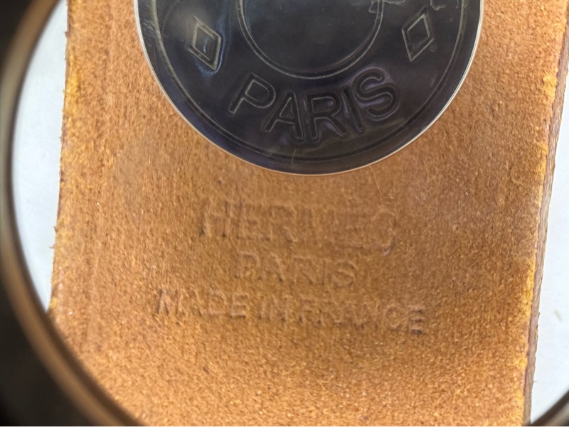 HERMÈS 雙圈 啡色 皮革 手帶-16