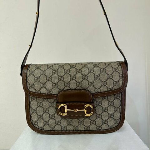 GUCCI烏木邊PVC1955口蓋包