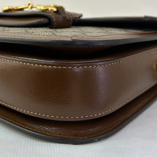GUCCI烏木邊PVC1955口蓋包-3
