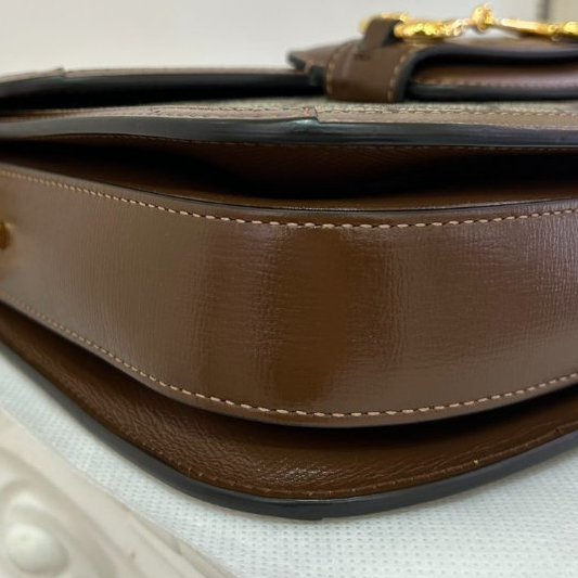 GUCCI烏木邊PVC1955口蓋包-4