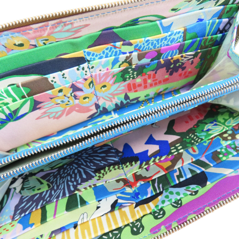 金棕色 Epsom牛皮 Silk'In 拉鍊長夾 B刻【HERMES 愛馬仕】-4