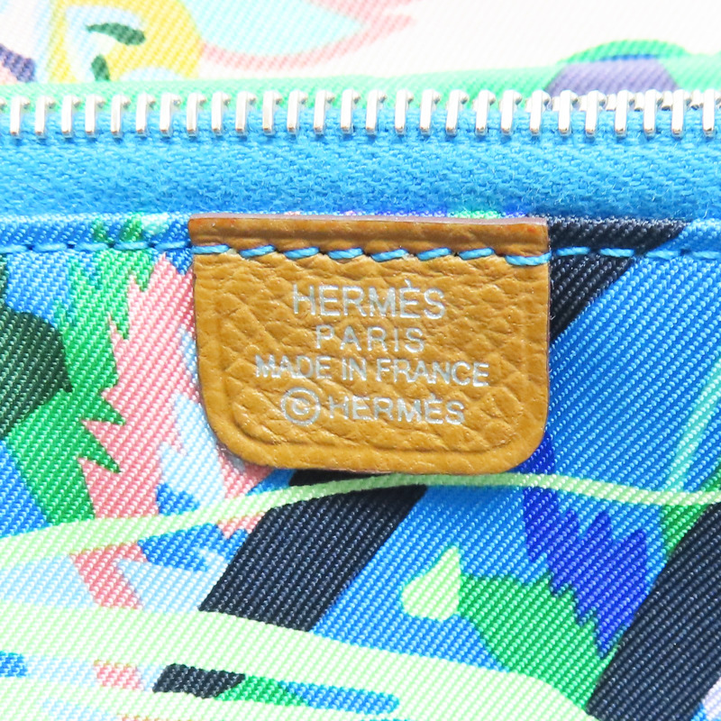 金棕色 Epsom牛皮 Silk'In 拉鍊長夾 B刻【HERMES 愛馬仕】-6