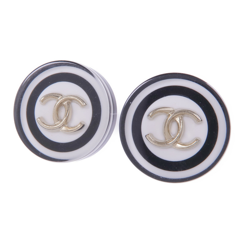 CHANEL PVC/金屬Earrings耳環-1