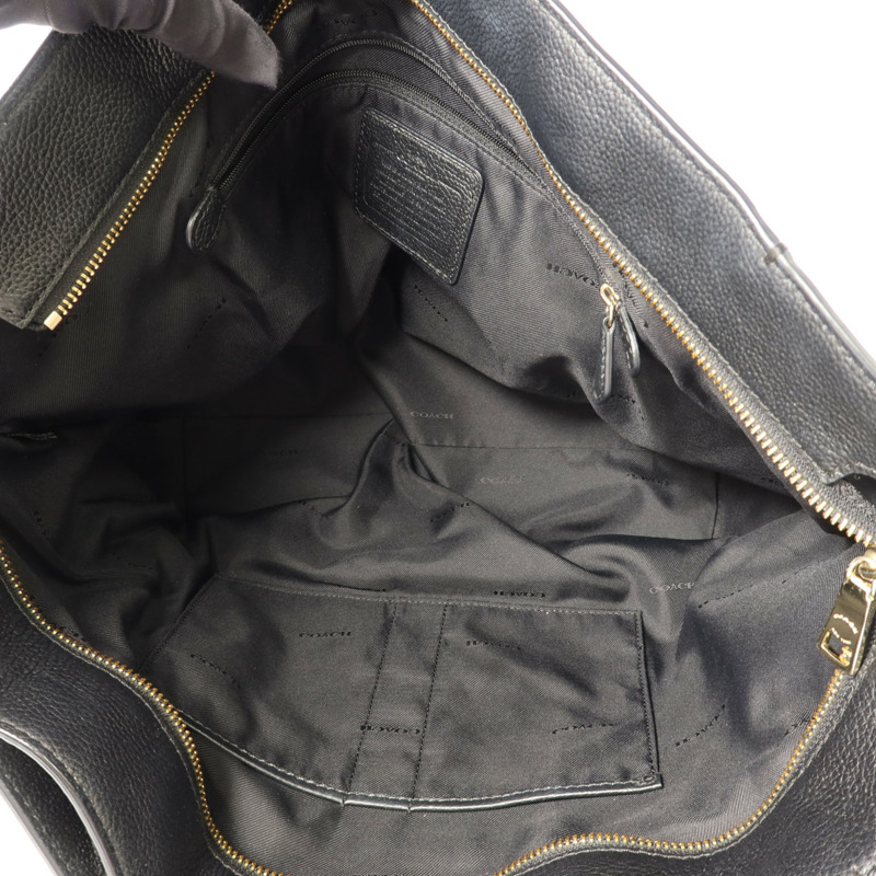 COACH 牛皮皮革Shoulder Bag金扣肩背袋-4