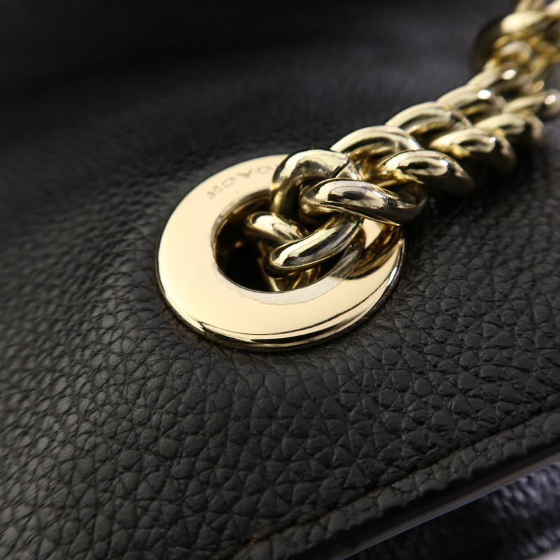 COACH 牛皮皮革Shoulder Bag金扣肩背袋-7