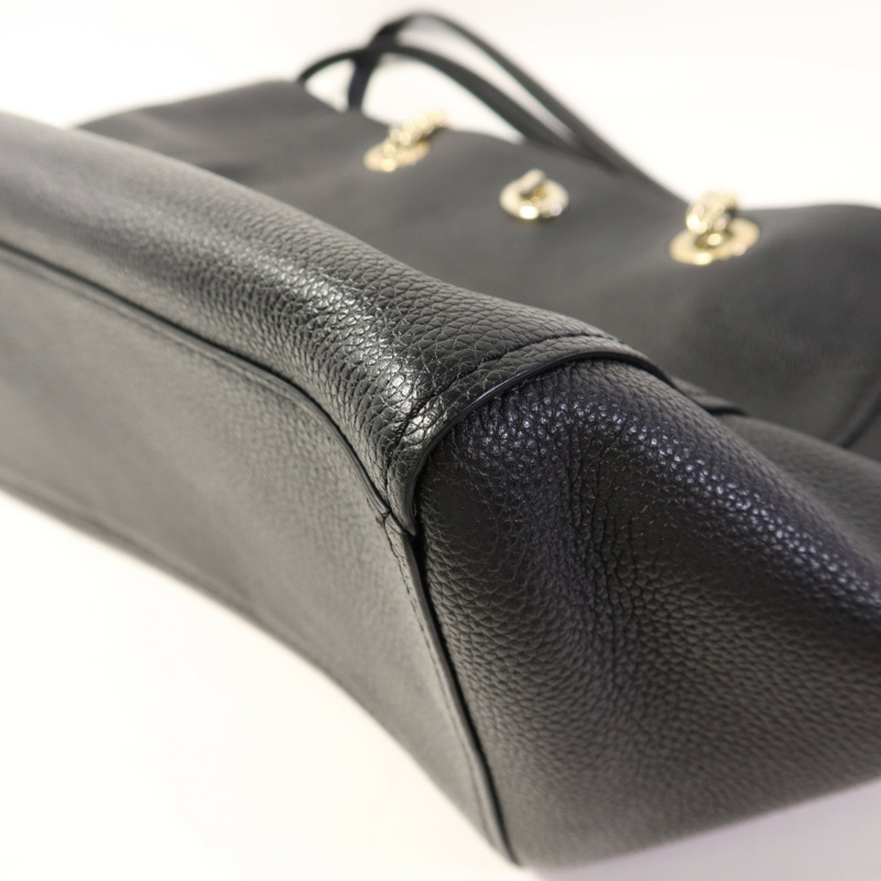 COACH 牛皮皮革Shoulder Bag金扣肩背袋-11