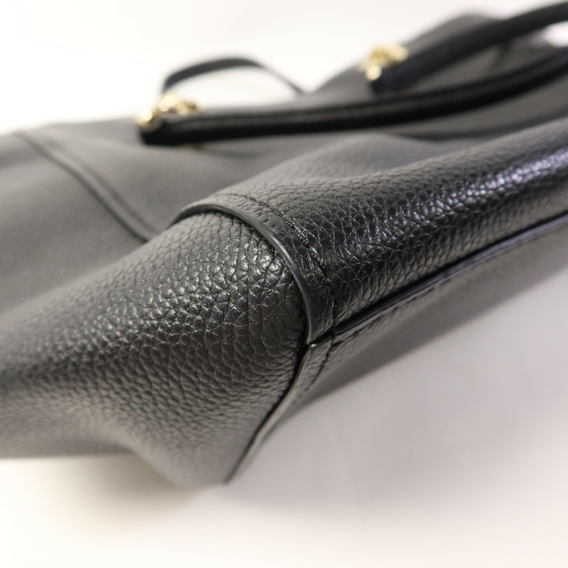 COACH 牛皮皮革Shoulder Bag金扣肩背袋-14