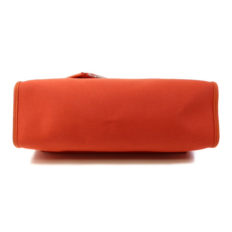 HERMES 帆布Herbag PM銀扣手挽肩背兩用袋-3
