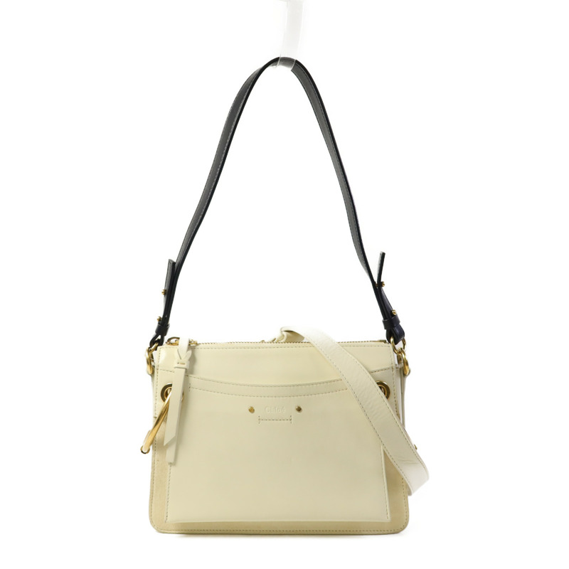 Chloe 牛皮皮革Shoulder Bag金扣肩背袋-0