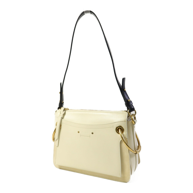 Chloe 牛皮皮革Shoulder Bag金扣肩背袋-1