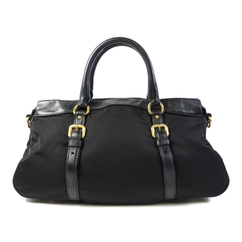 PRADA 尼龍2Way Shoulder Bag金扣手挽肩背兩用袋-1