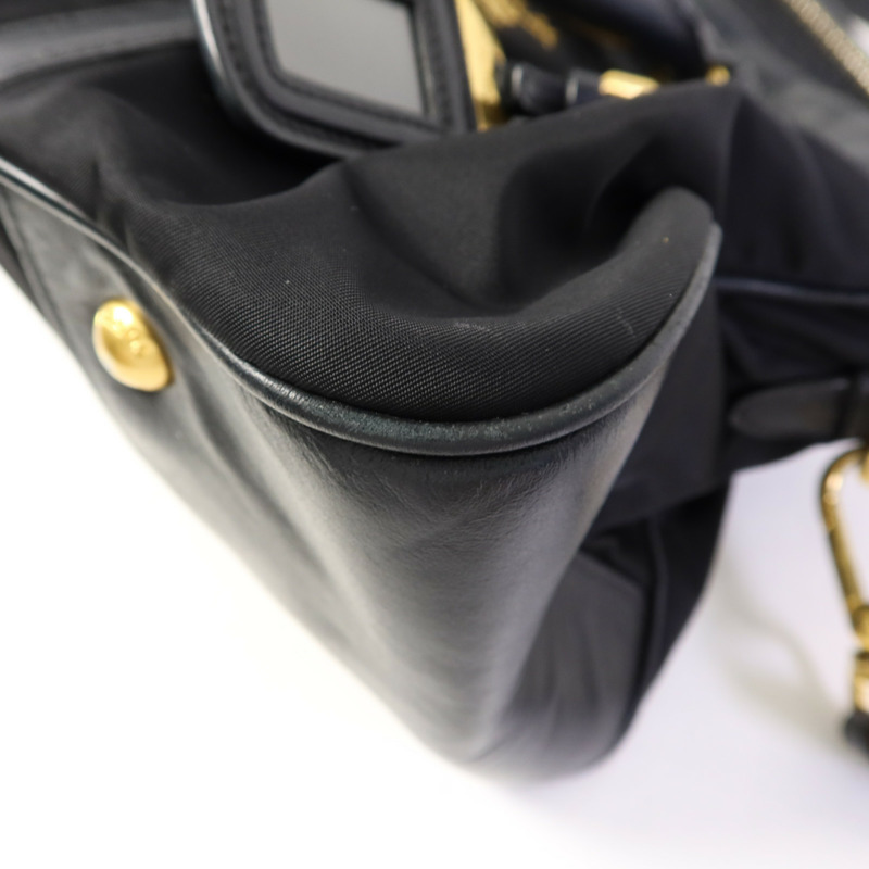 PRADA 尼龍2Way Shoulder Bag金扣手挽肩背兩用袋-13