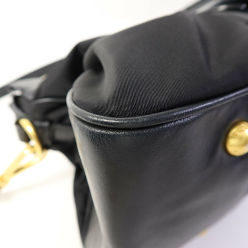 PRADA 尼龍2Way Shoulder Bag金扣手挽肩背兩用袋-14