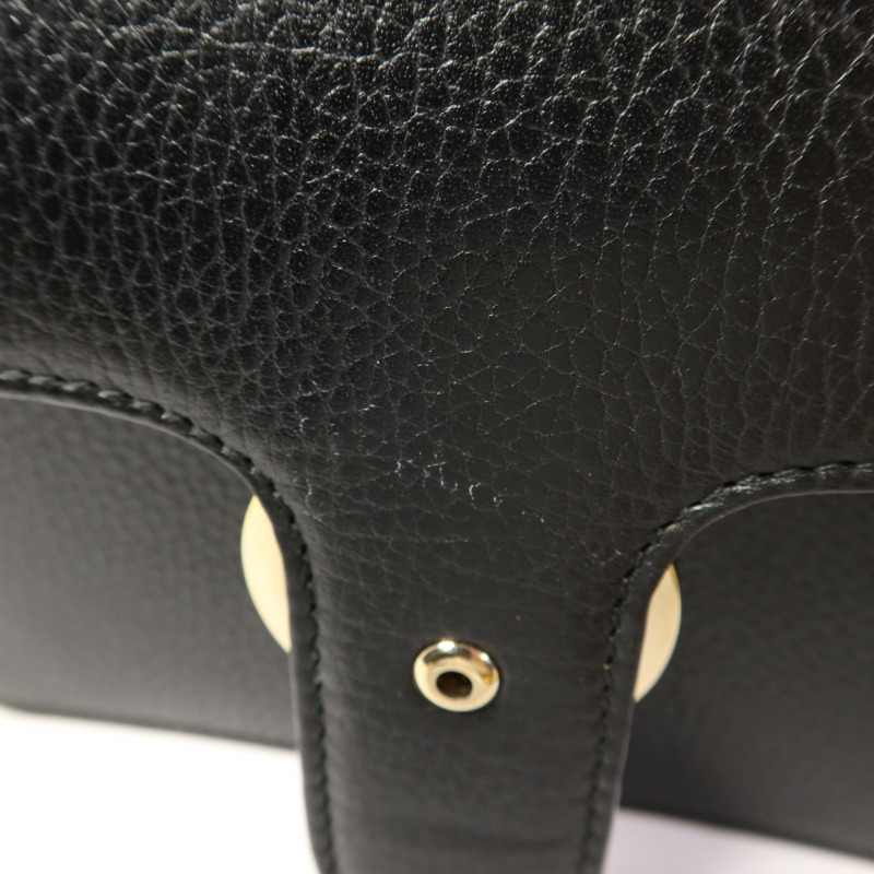 GUCCI 牛皮皮革Interlock金扣肩背袋-15