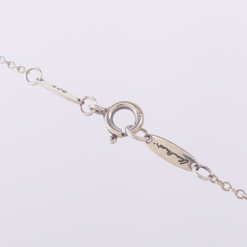 TIFFANY&CO 925純銀Elsa Peretti Open Heart Pendant項鍊-3