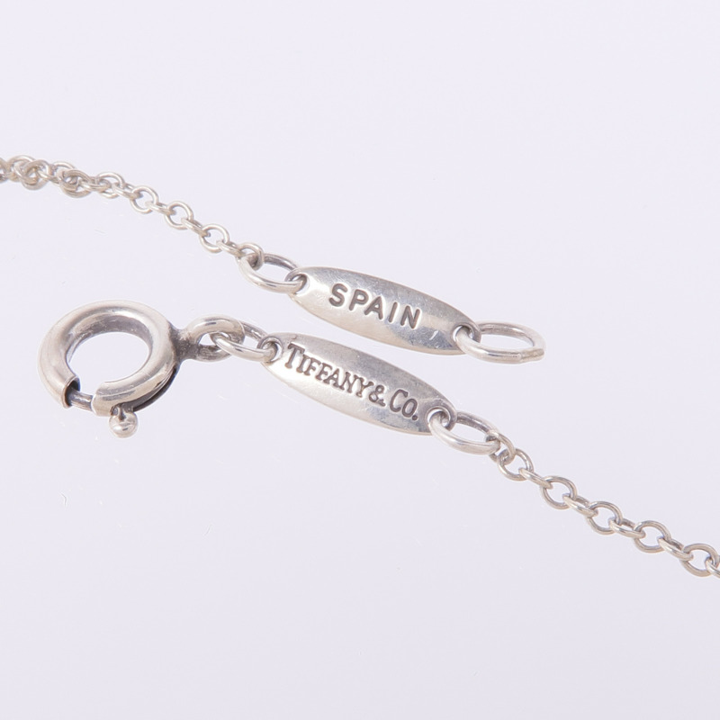 TIFFANY&CO 925純銀Elsa Peretti Open Heart Pendant項鍊-5