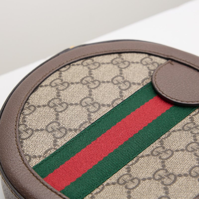 二手Gucci ophidia 圓餅包 /老花-9