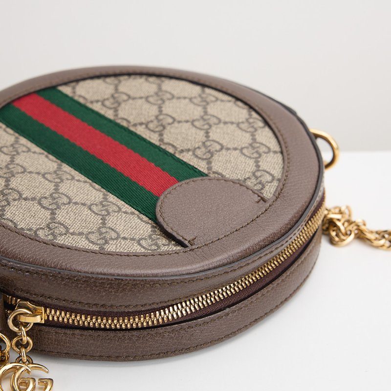 二手Gucci ophidia 圓餅包 /老花-11