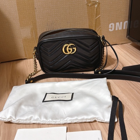 Gucci 9新 馬蒙 marmont相機包 迷你