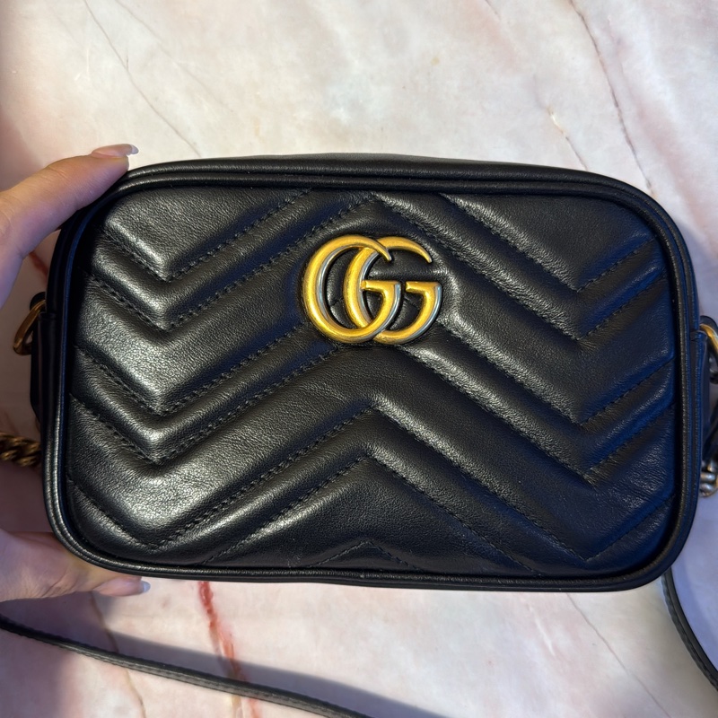 Gucci 9新 馬蒙 marmont相機包 迷你-2