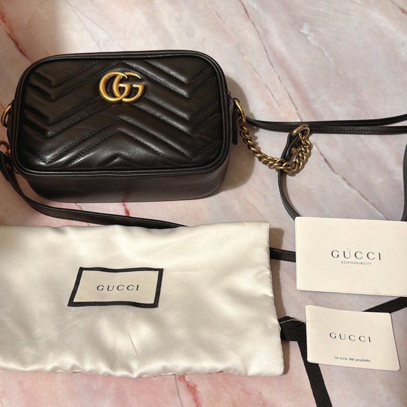 Gucci 9新 馬蒙 marmont相機包 迷你-7