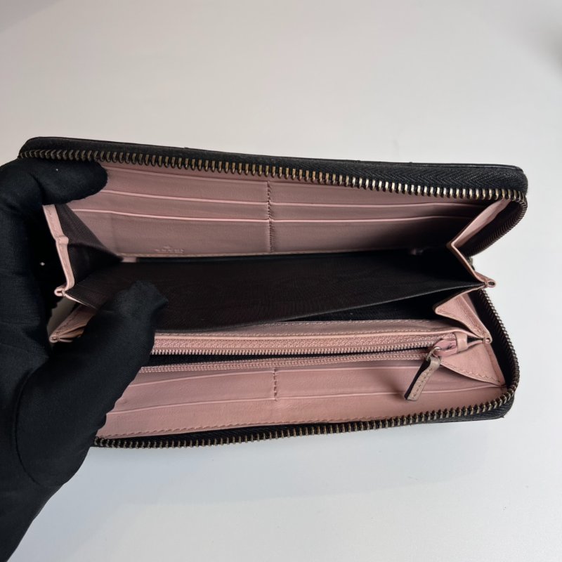 GUCCI 443123 黑MARMONTㄇ拉長夾-6