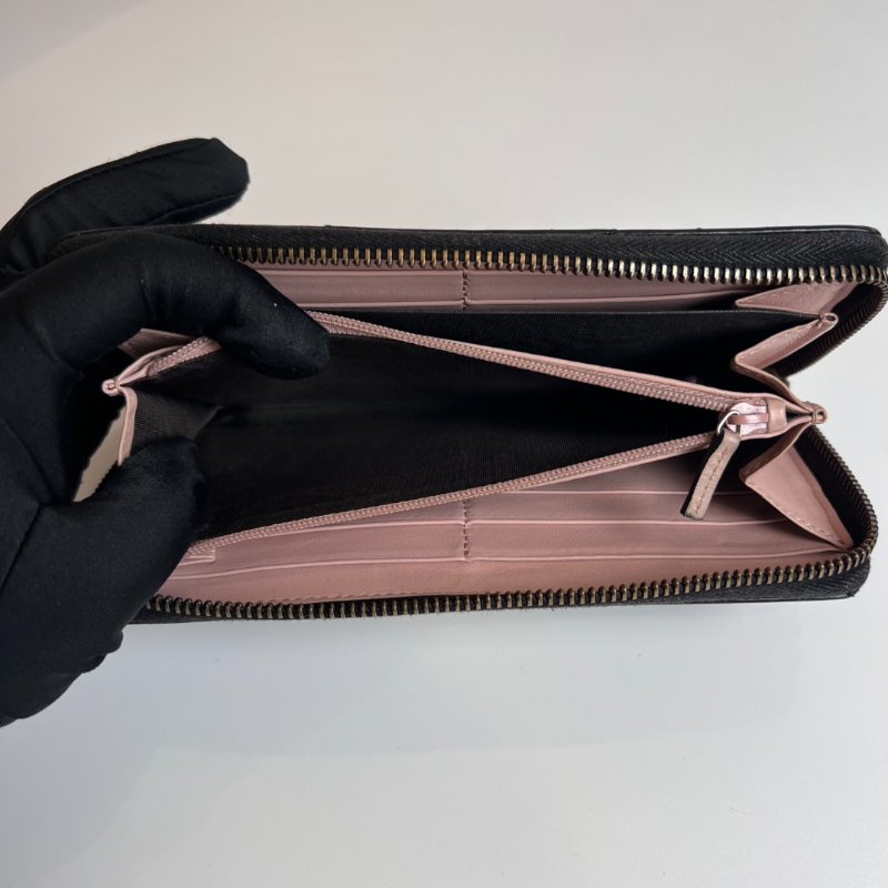 GUCCI 443123 黑MARMONTㄇ拉長夾-7