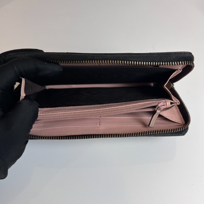 GUCCI 443123 黑MARMONTㄇ拉長夾-8
