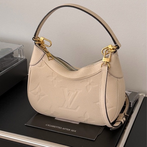 LV Boulogne PM 牛角包 白壓紋