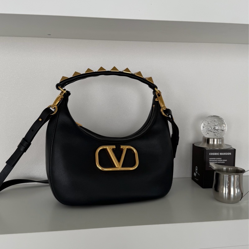 Valentino hobo stud sign 肩背包 「本人實拍實背」-3