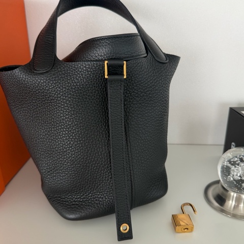 Hermes p18 菜籃子 黑金