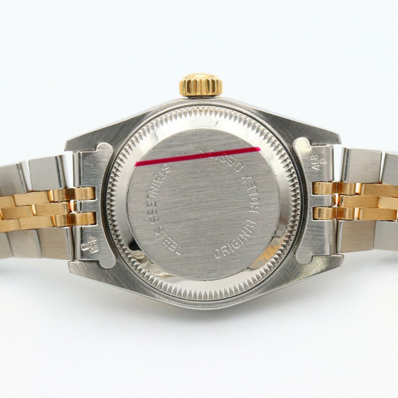 勞力士 Datejust No. 89，18K 黃金和不銹鋼，女士手錶，黃金，69173-4