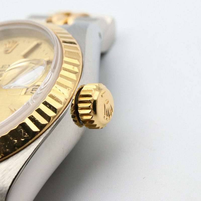 勞力士 Datejust No. 89，18K 黃金和不銹鋼，女士手錶，黃金，69173-5