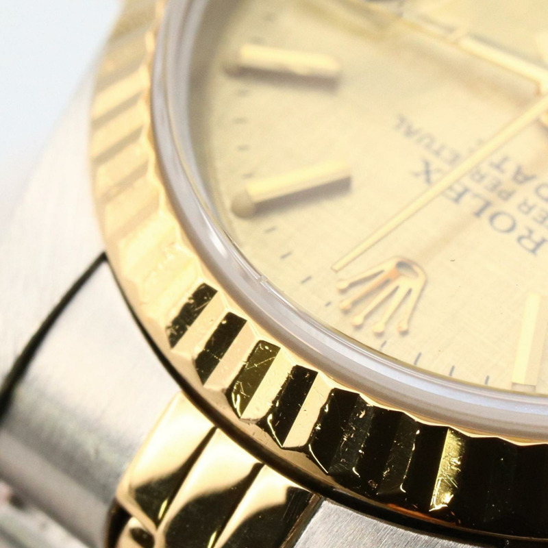 勞力士 Datejust No. 89，18K 黃金和不銹鋼，女士手錶，黃金，69173-8