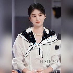 超甜價新款全新✨香奈兒Chanel稀有款絕美銀灰色星座銀河雙C大logo真絲絲巾領巾可裱框-10