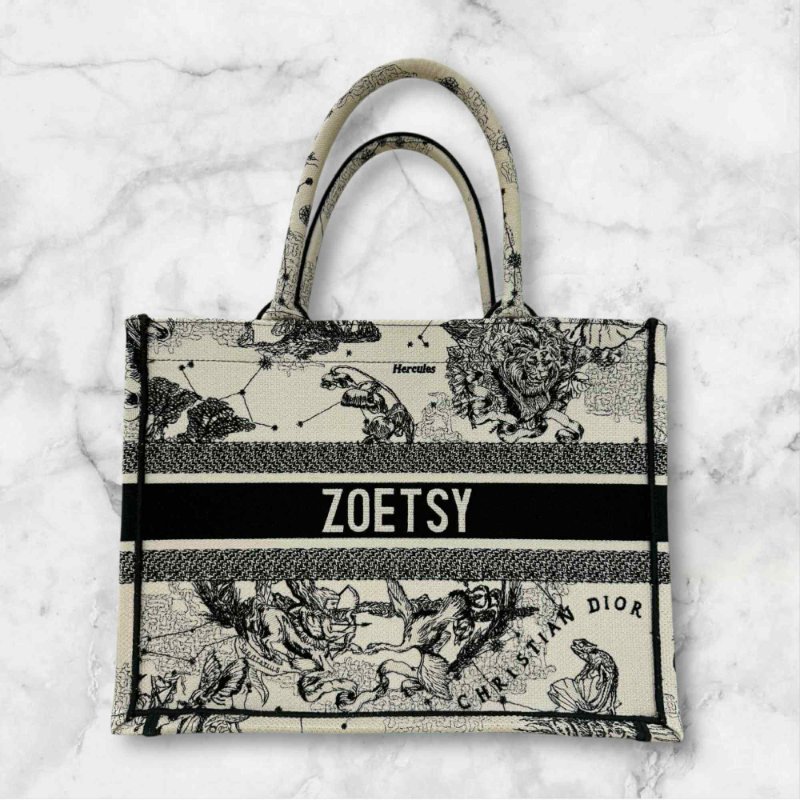 DIOR刺繡星座系列BOOK TOTE 中款-0