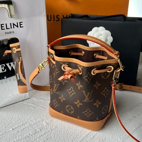 LV Nano Noé M81266 新款晶片 水桶包 近新閒置品
