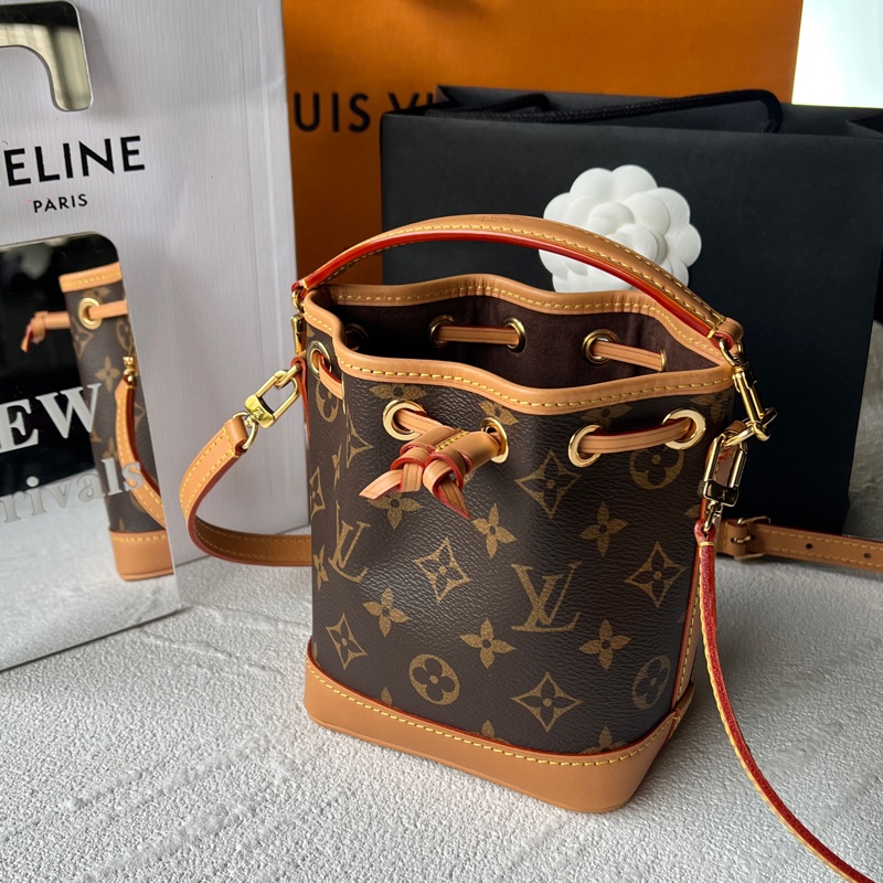 LV Nano Noé M81266 新款晶片 水桶包 近新閒置品-0