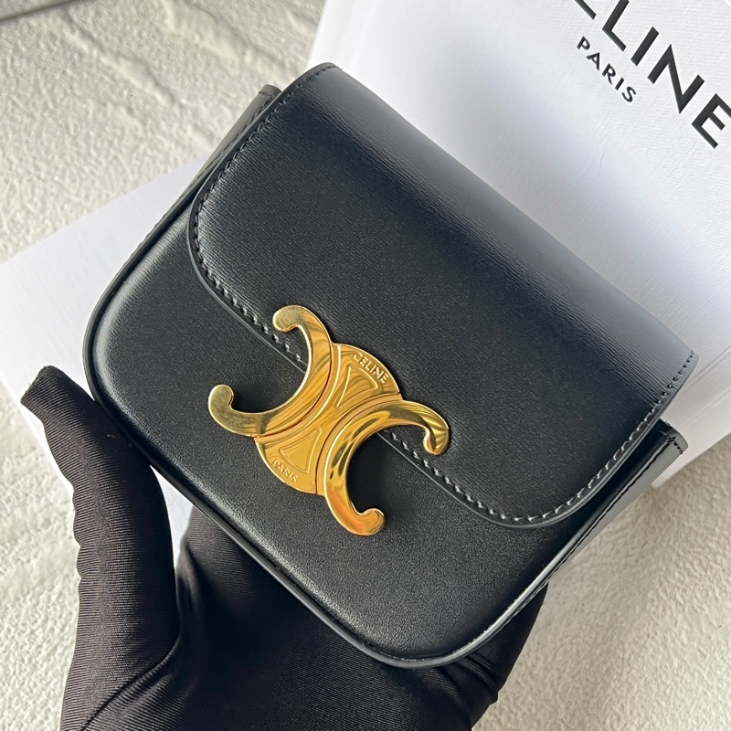 Celine mini triomphe 饅頭包 小廢包 凱旋門-5