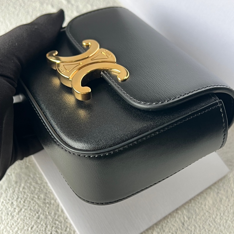 Celine mini triomphe 饅頭包 小廢包 凱旋門-9