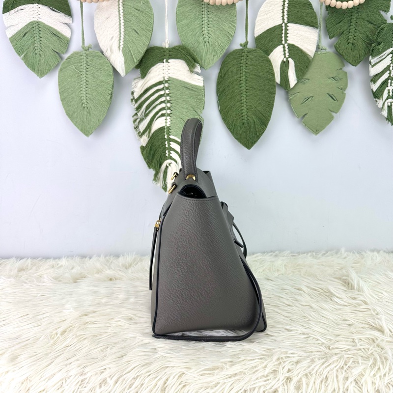 CELINE Belt Bag 灰色鯰魚包 28cm Mini Size 手提單肩包-3