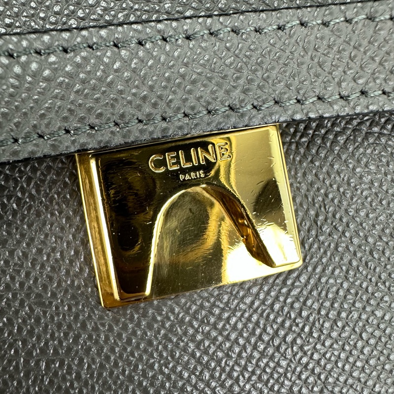 CELINE Belt Bag 灰色鯰魚包 28cm Mini Size 手提單肩包-7