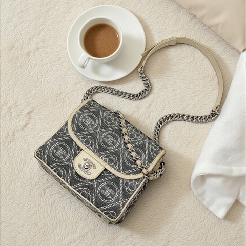 莉亞精品♡Chanel A57257 山茶花雙子星鏈條包 二手